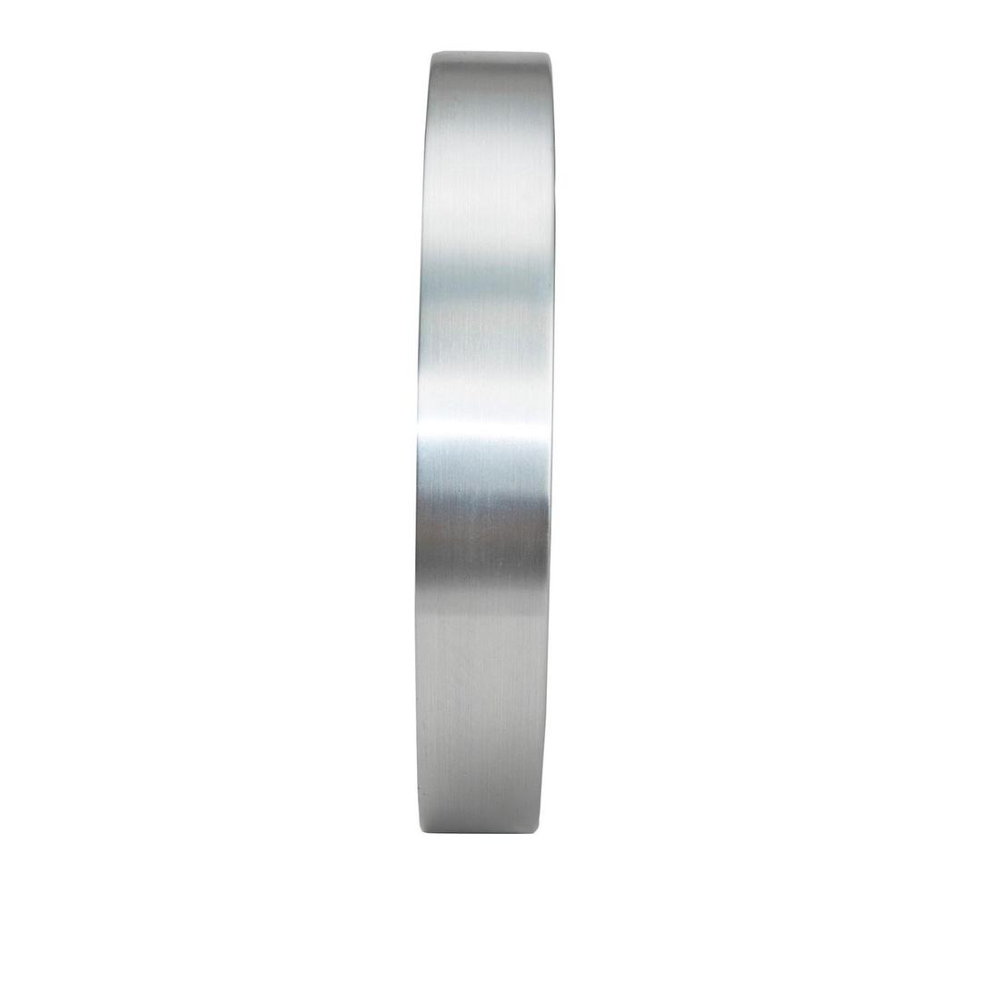 Horloge d'extérieur radio-pilotée, Ø 35,5 cm HOREXTRARC blanc et argent ALBA - Horloge d'extérieur radio-pilotée ALBA HOREXTRARC blanc et argent, profil