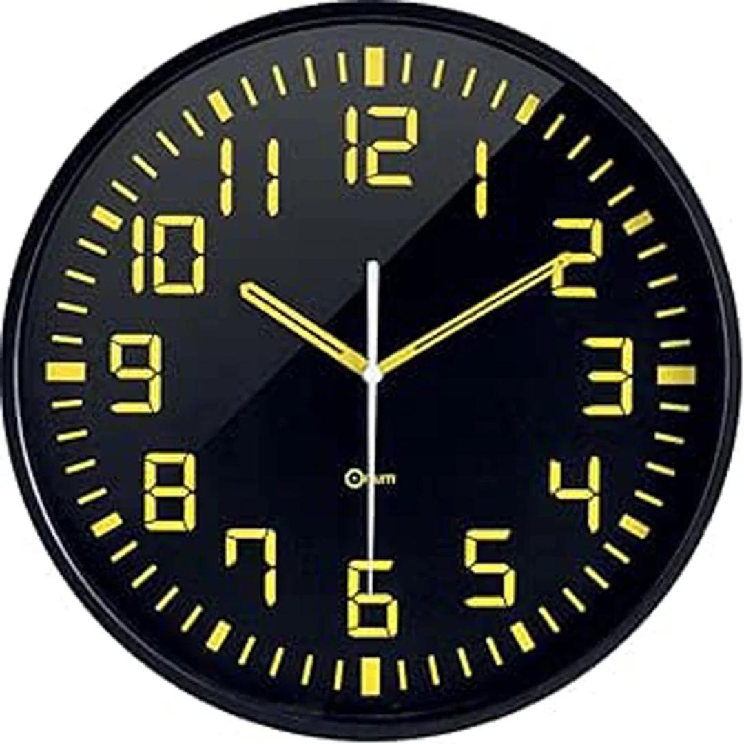 Horloge murale silencieuse, Ø 30 cm Orium Contrast CEP - Horloge murale silencieuse CEP Orium Contrast, vue d'ensemble