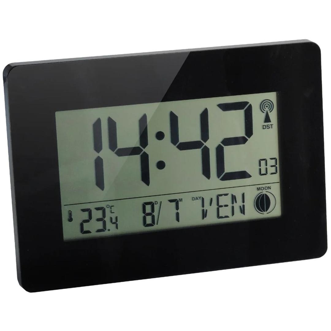 Horloge digitale radio-pilotée, écran LCD 16,5 x 9,3 cm Orium RC digitale CEP - Horloge digitale radio-pilotée CEP Orium RC digitale, vue d'ensemble
