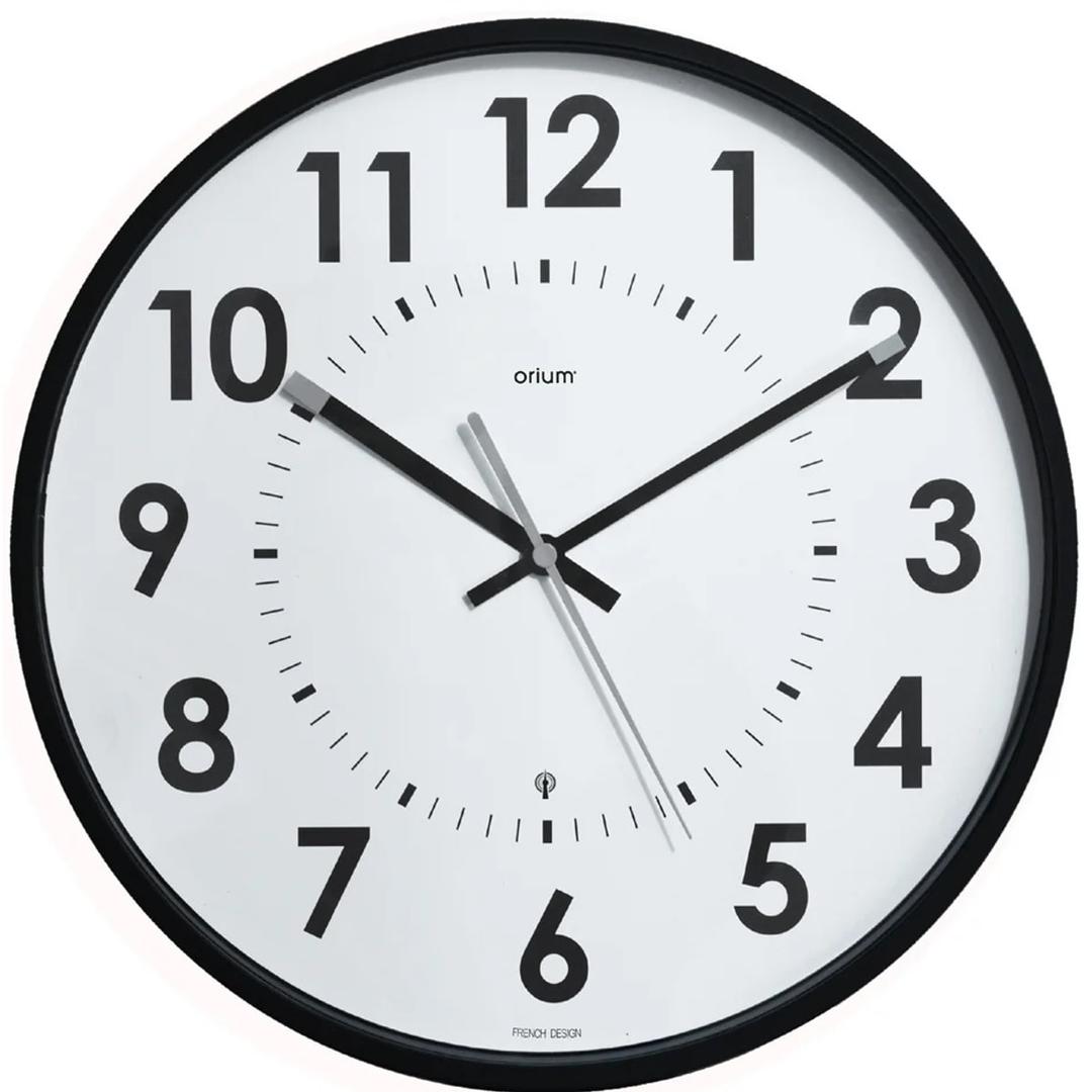 Horloge murale radio-pilotée silencieuse, Ø 30 cm Orium Abyliss CEP - Horloge murale radio-pilotée silencieuse CEP Orium Abyliss, vue d'ensemble