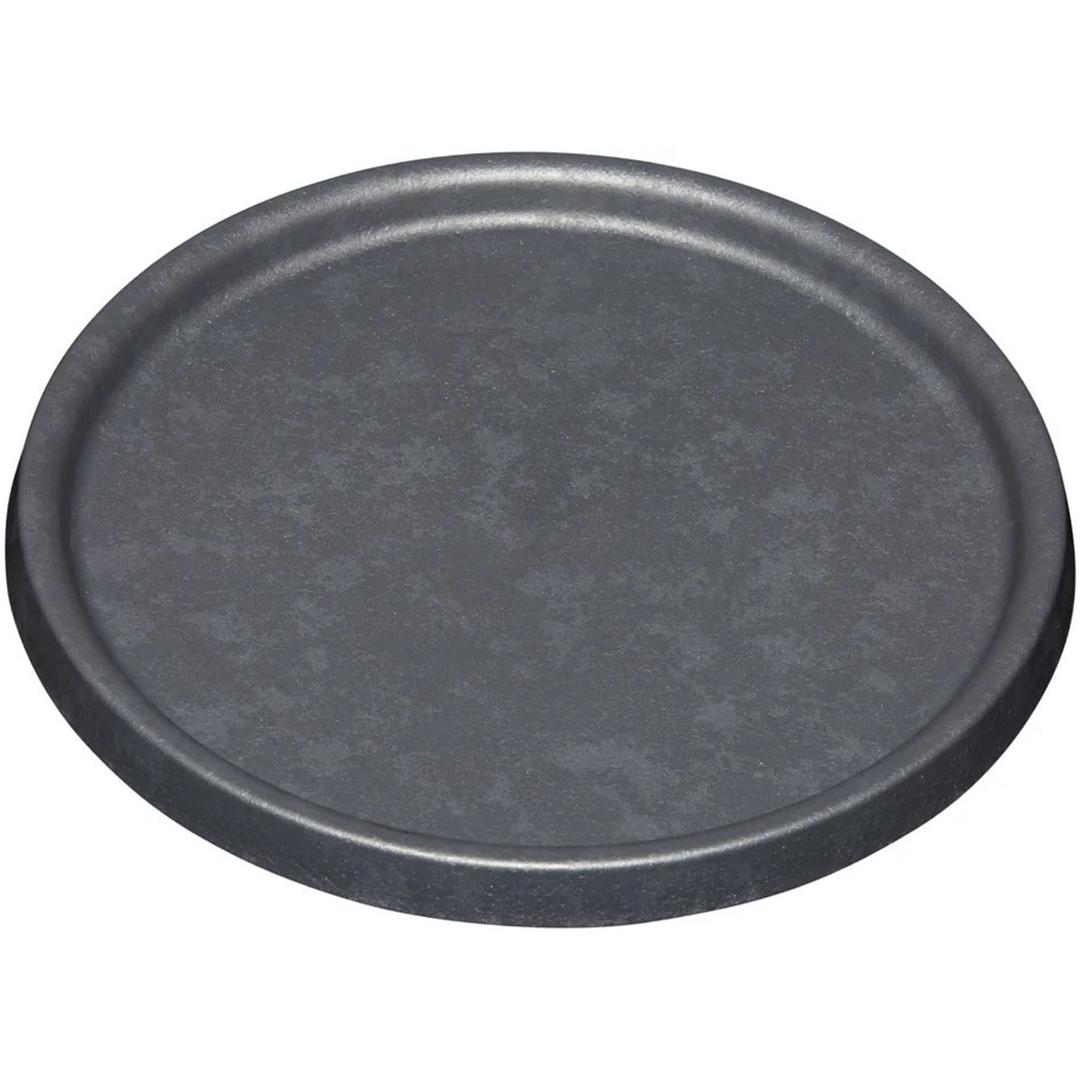 Soucoupe ronde pour pot conique ELEMENT soucoupe Ø 38 cm anthracite POÉTIC - Soucoupe ronde pour pot conique Poétic ELEMENT soucoupe Ø 38 cm anthracite, vue d'ensemble