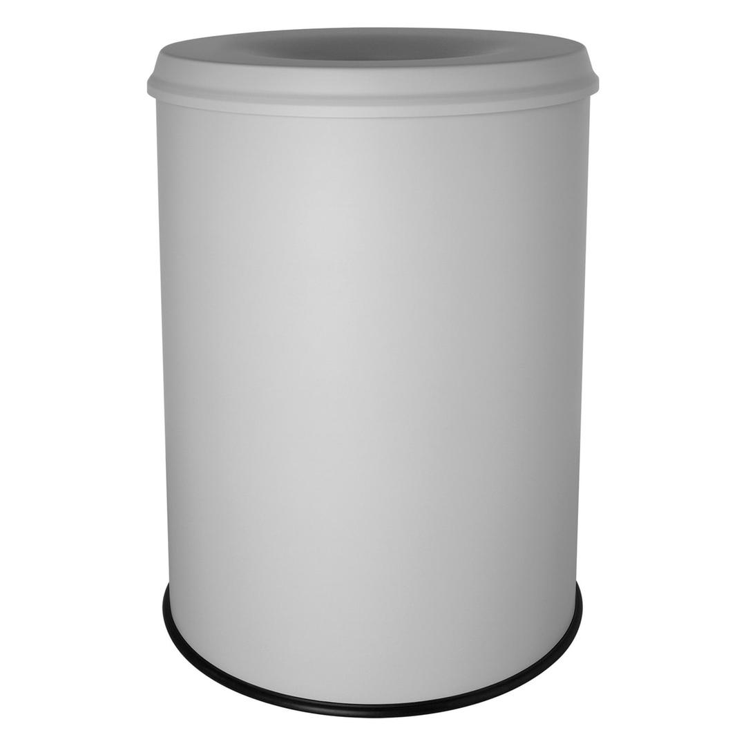 Corbeille anti-feu, tête extinctrice the guardian 15 litres HELIT - Corbeille anti-feu helit the guardian 15 litres grise, vue d'ensemble