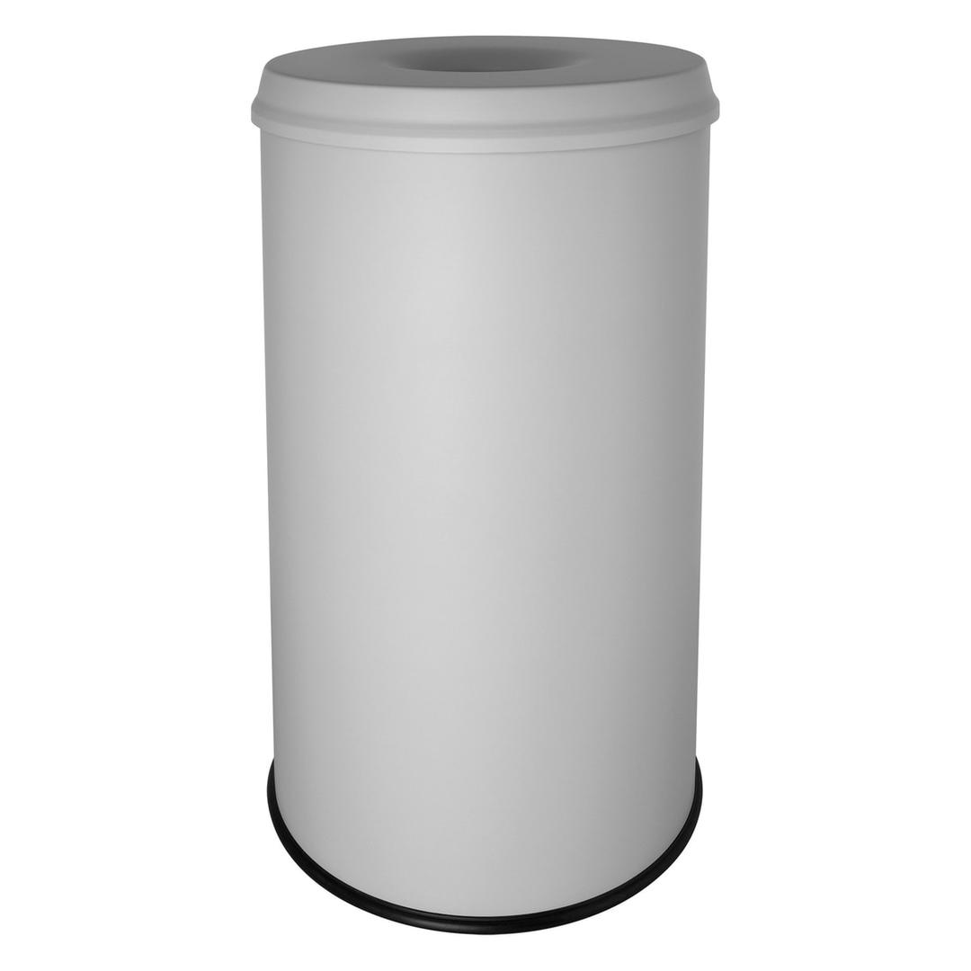 Corbeille anti-feu, tête extinctrice the guardian 50 litres HELIT - Corbeille anti-feu helit the guardian 50 litres grise, vue d'ensemble