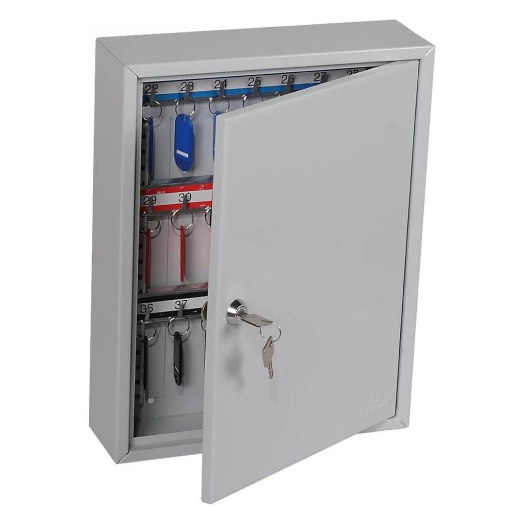 Armoire à clés murale, 42 clés KC0601K PHOENIX - Armoire à clés murale Phoenix KC0601K, porte entrouverte