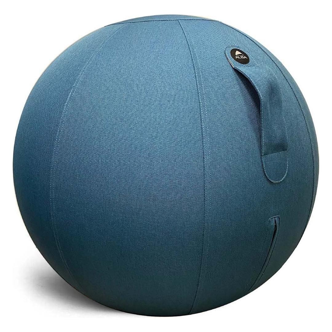 Ballon d'assise, Ø 65 cm ERGOBALL bleu canard ALBA - Ballon d'assise ALBA ERGOBALL bleu canard, vue d'ensemble