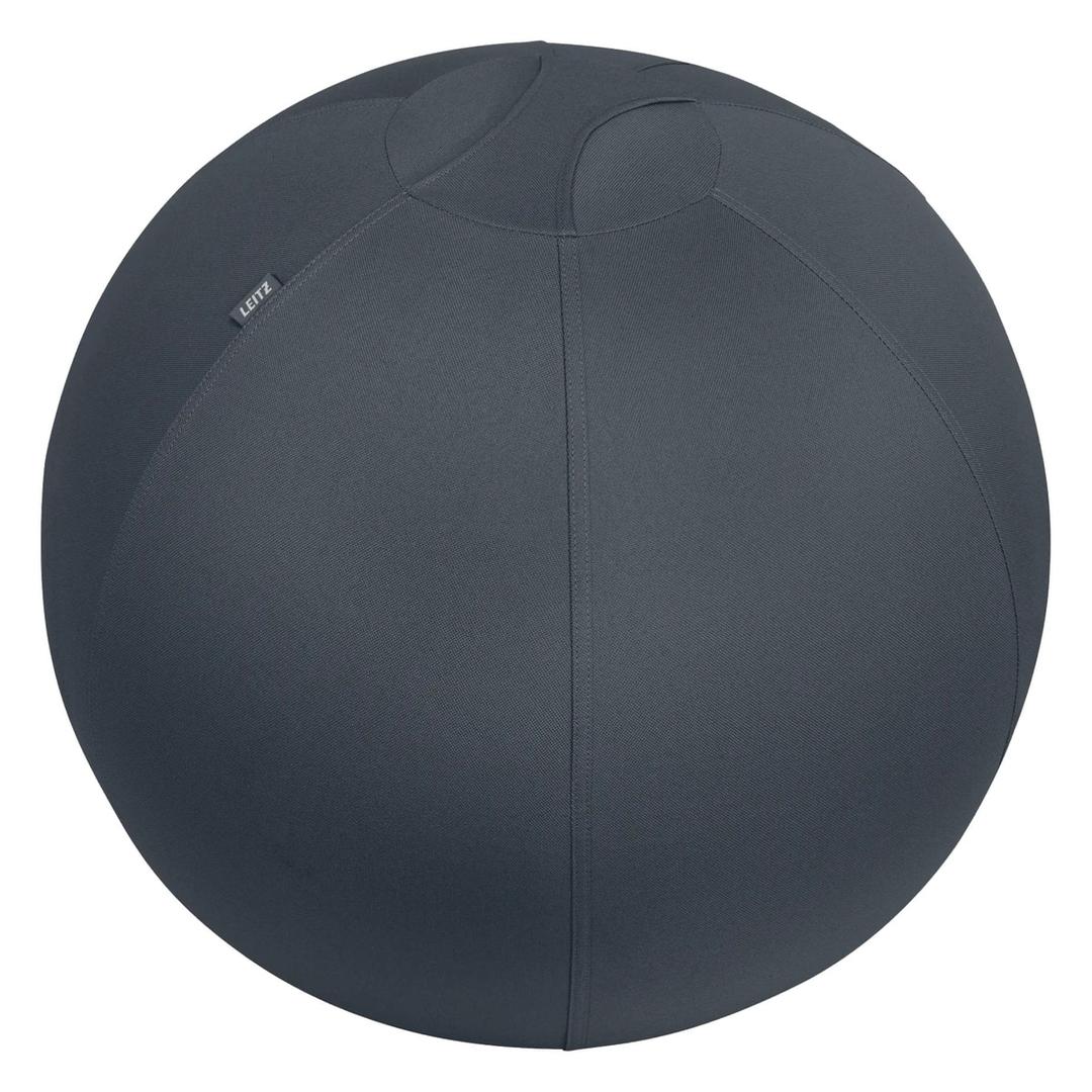 Ballon d'assise, housse zippée Ergo Cosy Ø 65 cm gris LEITZ - Ballon d'assise LEITZ Ergo Cosy Ø 65 cm gris, vue d'ensemble