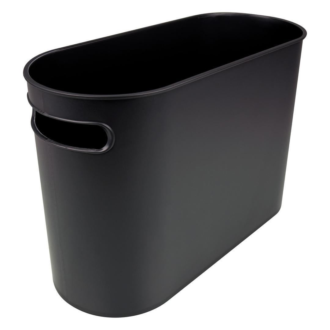 Corbeille à papier, ovale, design Walter Zeischegg the oval 22 litres HELIT - Corbeille à papier helit the oval 22 litres noire, vue d'ensemble