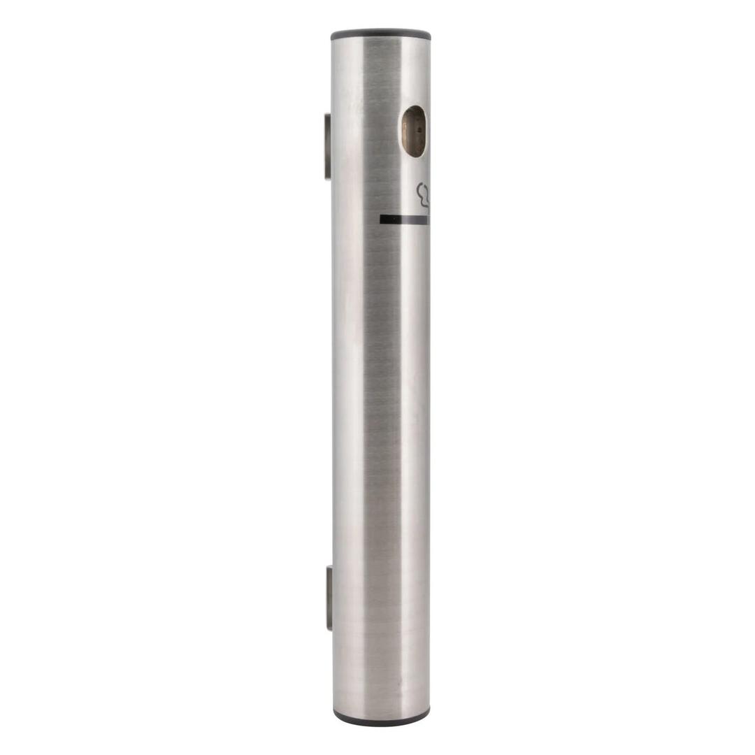 Cendrier mural en inox, 40,5 cm colonne argent SECURIT - Cendrier mural en inox Securit colonne argent, vue d'ensemble
