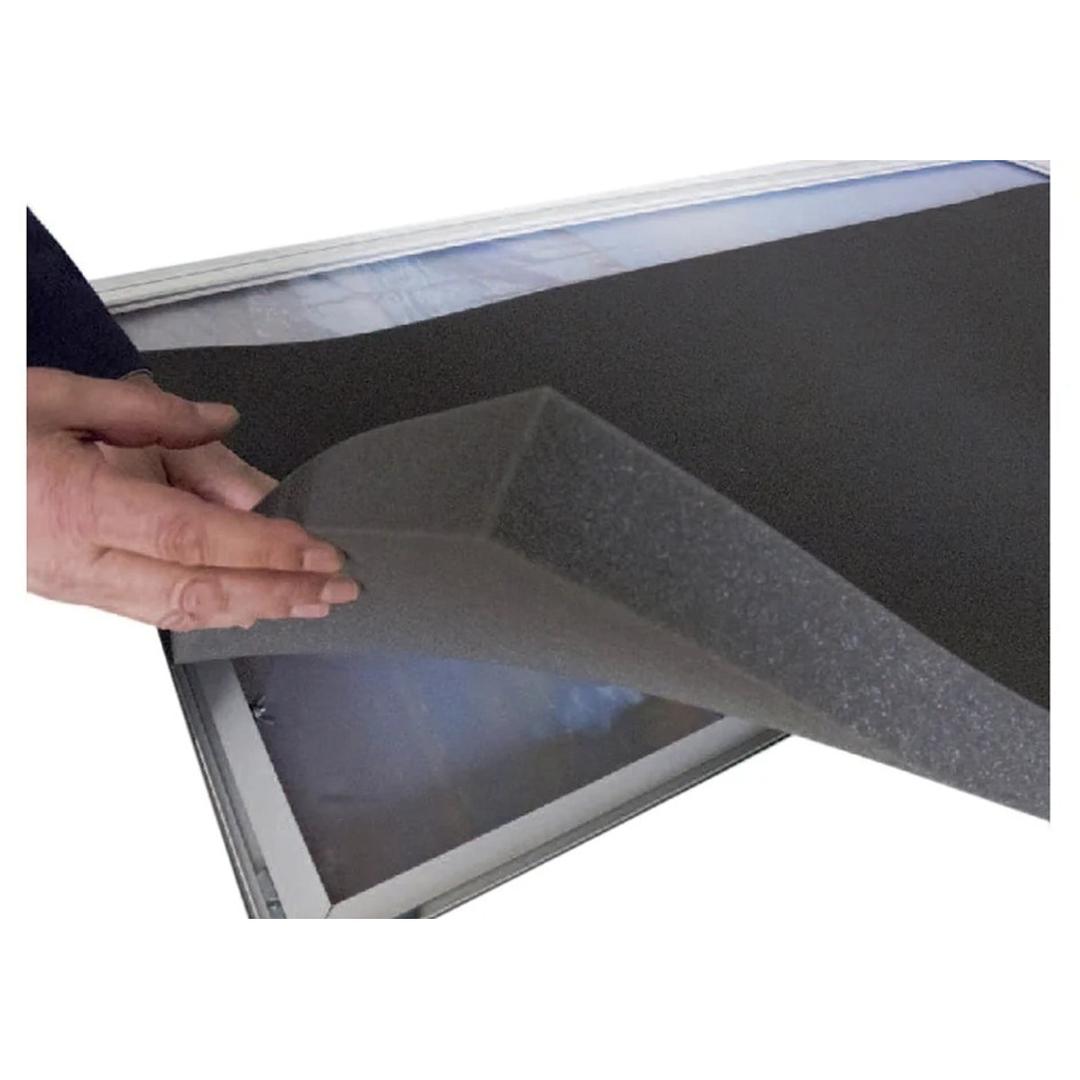 Mousse acoustique pour cloison, largeur 94 cm mousse acoustique easyScreen 940 PAPERFLOW - Mousse acoustique pour cloison PAPERFLOW mousse acoustique easyScreen 940, mousse posée dans le cadre de la cloison