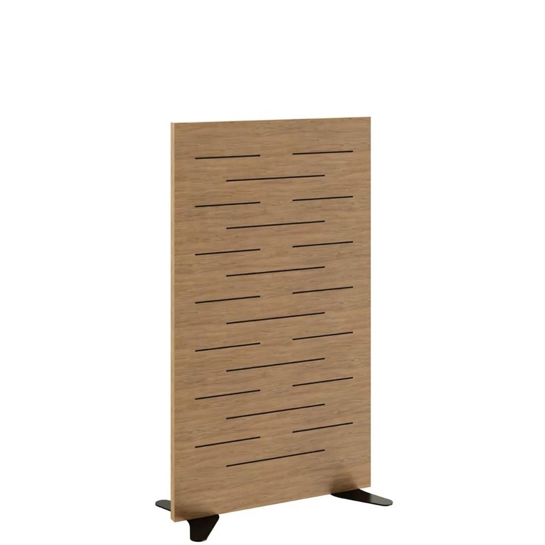 Cloison acoustique en bois, 79,5 x 140 cm cloison acoustique bois 1400 PAPERFLOW - Cloison acoustique en bois PAPERFLOW cloison acoustique bois 1400, vue d'ensemble sur ses pieds