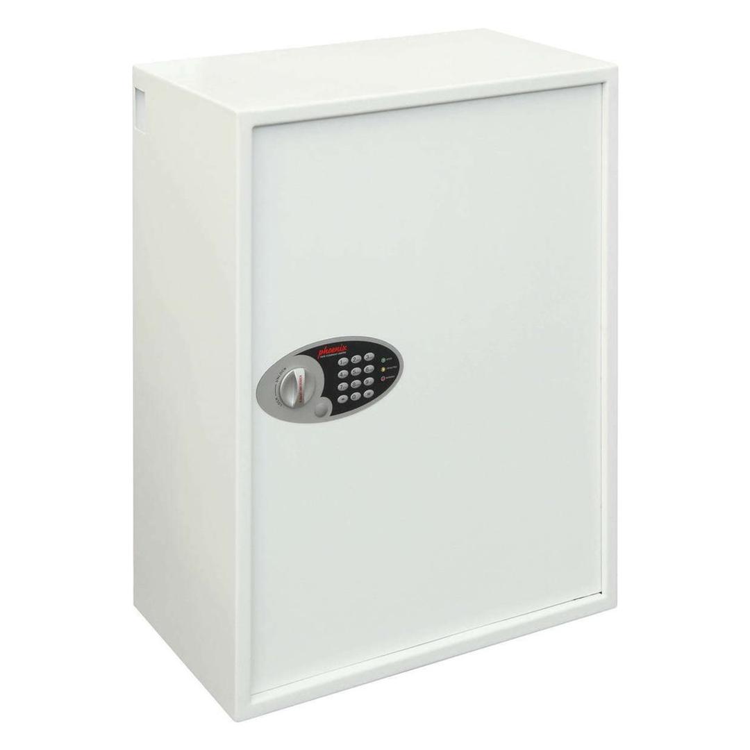 Armoire à clés sécurisée, 300 clés, trappe de dépôt CYGNUS KS0034E MKII PHOENIX - Armoire à clés sécurisée Phoenix CYGNUS KS0034E MKII, porte ouverte