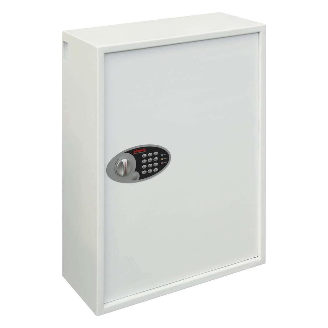 Armoire à clés sécurisée, 500 clés, trappe de dépôt CYGNUS KS0035E MKII PHOENIX - Armoire à clés sécurisée Phoenix CYGNUS KS0035E MKII, porte ouverte