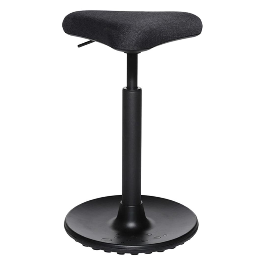 Tabouret assis-debout Sitness H1 noir TOPSTAR - Tabouret assis-debout Topstar Sitness H1 noir, position basse