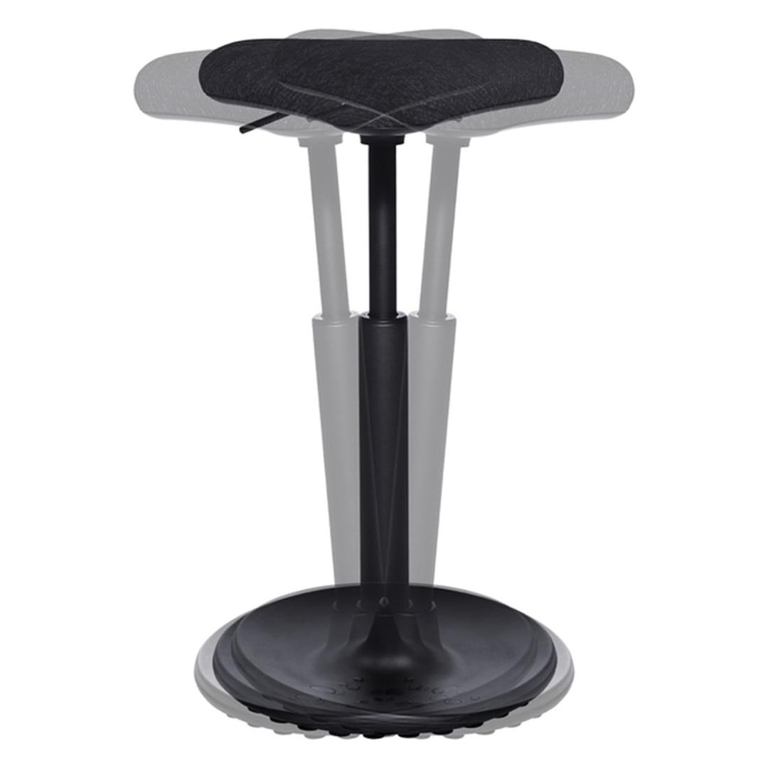 Tabouret assis-debout Sitness H1 noir TOPSTAR - Tabouret assis-debout Topstar Sitness H1 noir, mobilité de l'assise