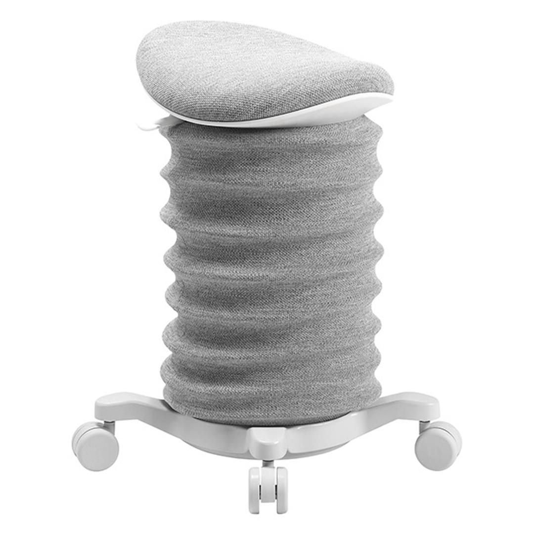 Tabouret actif à roulettes Sitness 4D Move blanc papyrus / gris TOPSTAR - Tabouret actif à roulettes Topstar Sitness 4D Move blanc papyrus / gris, vue d'ensemble