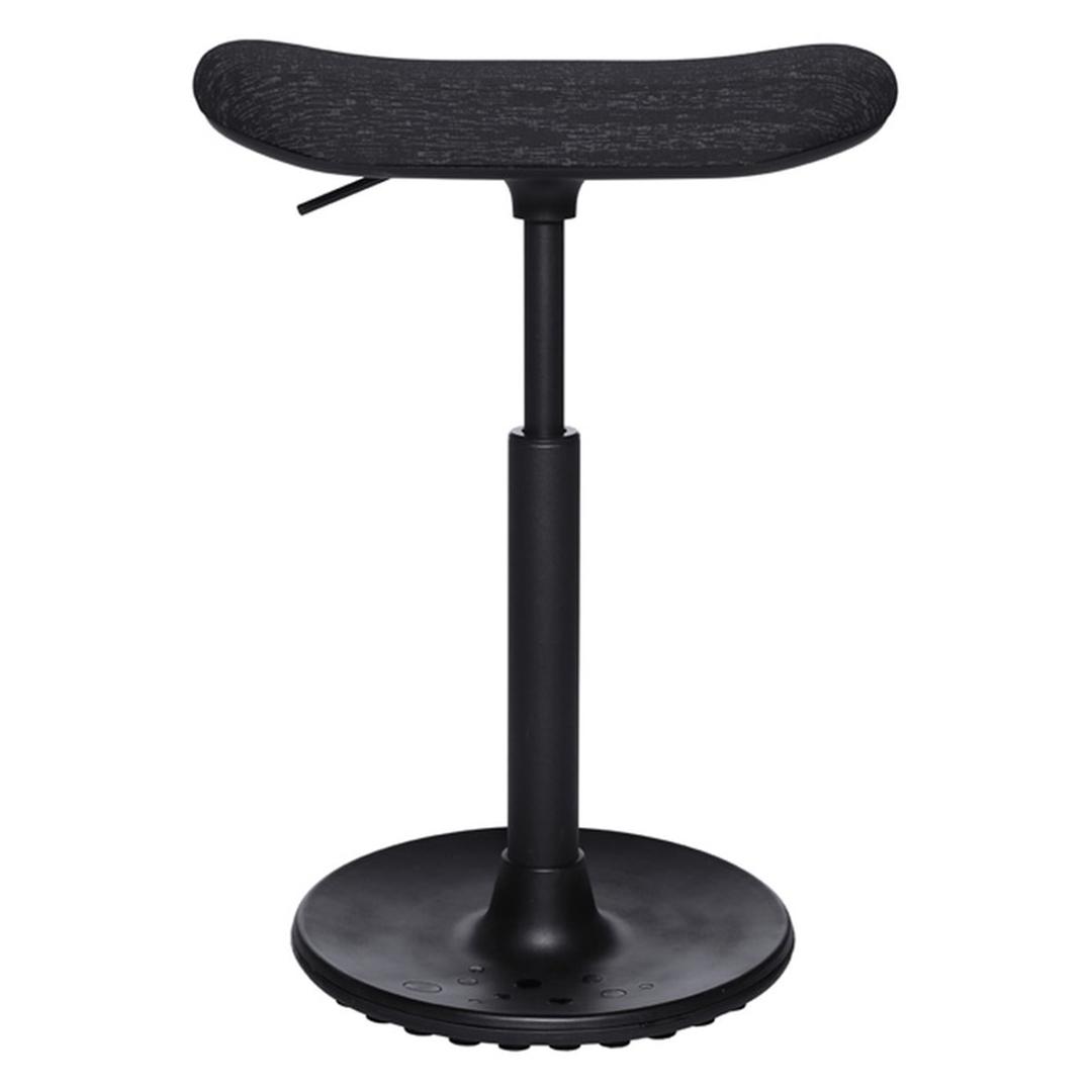 Tabouret assis-debout Sitness H2 noir TOPSTAR - Tabouret assis-debout Topstar Sitness H2 noir, position basse