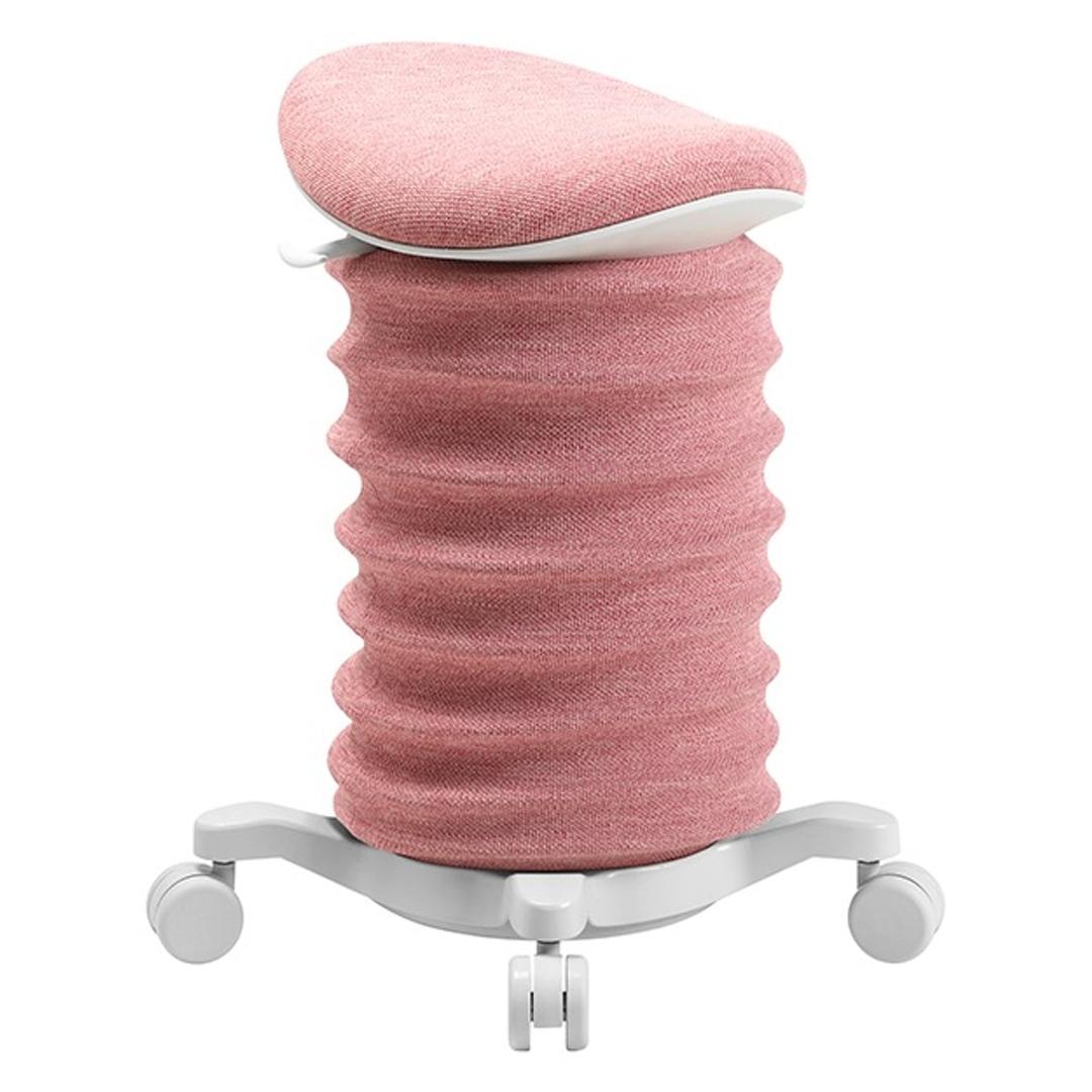 Tabouret actif à roulettes Sitness 4D Move blanc papyrus / rosé TOPSTAR - Tabouret actif à roulettes Topstar Sitness 4D Move blanc papyrus / rosé, vue d'ensemble