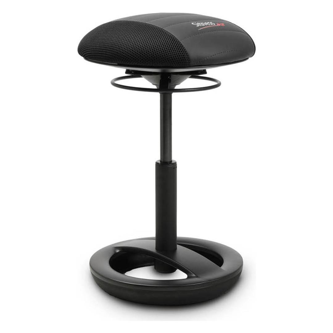 Tabouret actif gaming Sitness RS Bob noir / noir TOPSTAR - Tabouret actif gaming Topstar Sitness RS Bob noir / noir, vue de face