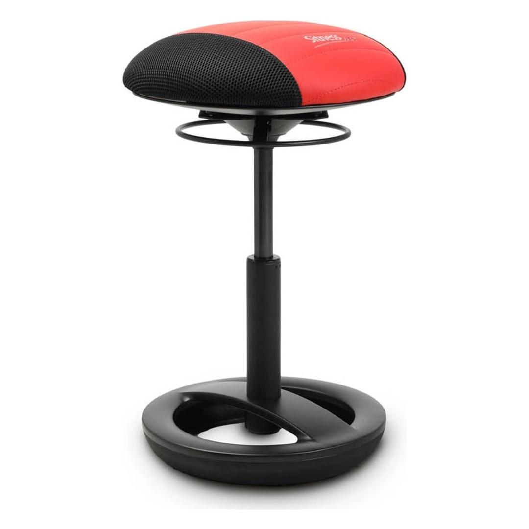 Tabouret actif gaming Sitness RS Bob rouge / noir TOPSTAR - Tabouret actif gaming Topstar Sitness RS Bob rouge / noir, vue de face