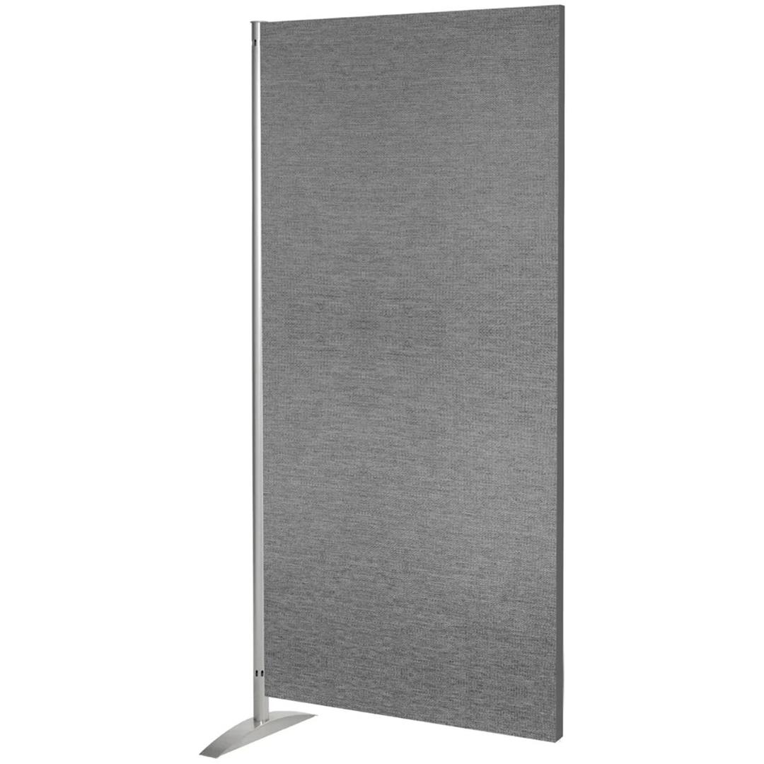 Élément de cloison textile, 80 x 175 cm Metropol textile gris KERKMANN - Cloison textile kerkmann Metropol gris, vue d'ensemble