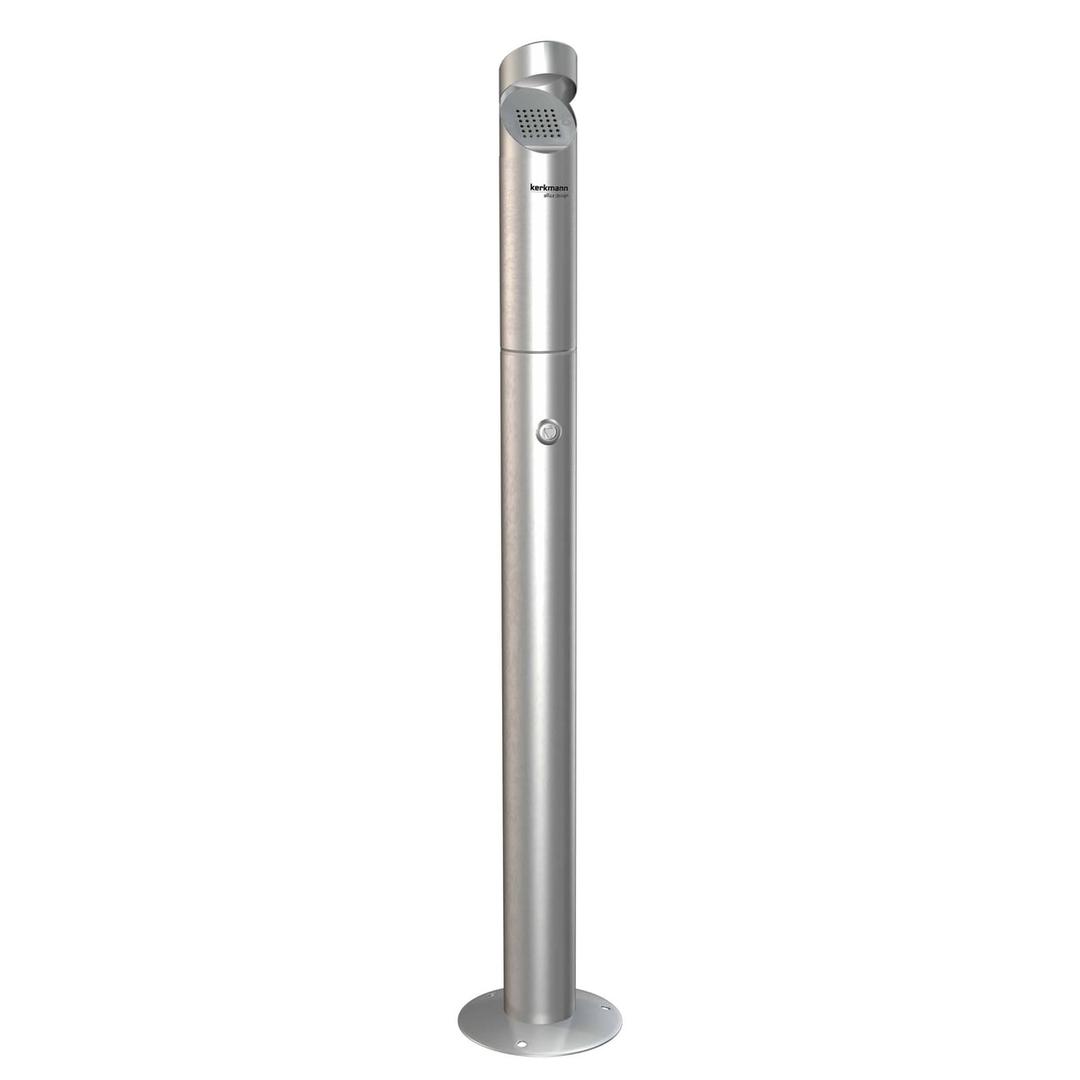 Cendrier sur pied en inox, 1,7 litre Pio sur pied KERKMANN - Cendrier sur pied en inox kerkmann Pio sur pied, vue d'ensemble