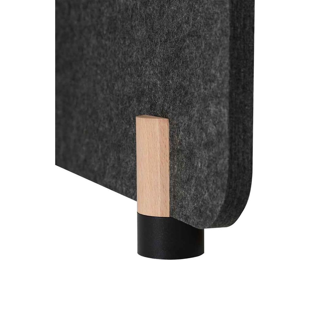 Pieds pour panneau acoustique, 5 x 10 x 5 cm, lot de 2 petits pieds Modular Sculpo, lot de 2 ARCHYI - Pieds pour panneau acoustique ARCHYI petits pieds Modular Sculpo, lot de 2, monté sous un panneau