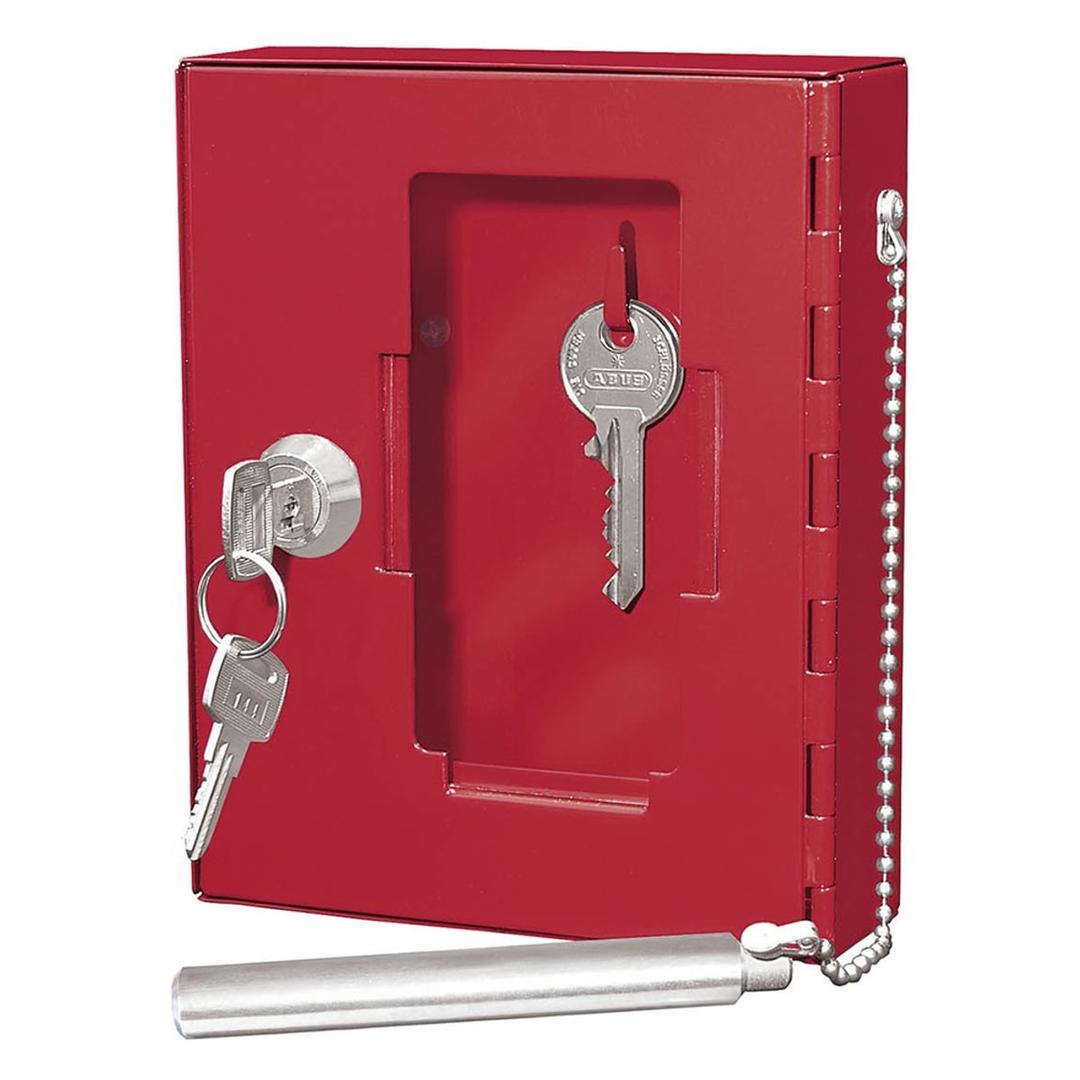 Boîte murale pour clé de secours, avec marteau Boîte à clé de secours WEDO - Boîte murale pour clé de secours WEDO Boîte à clé de secours, vue de face