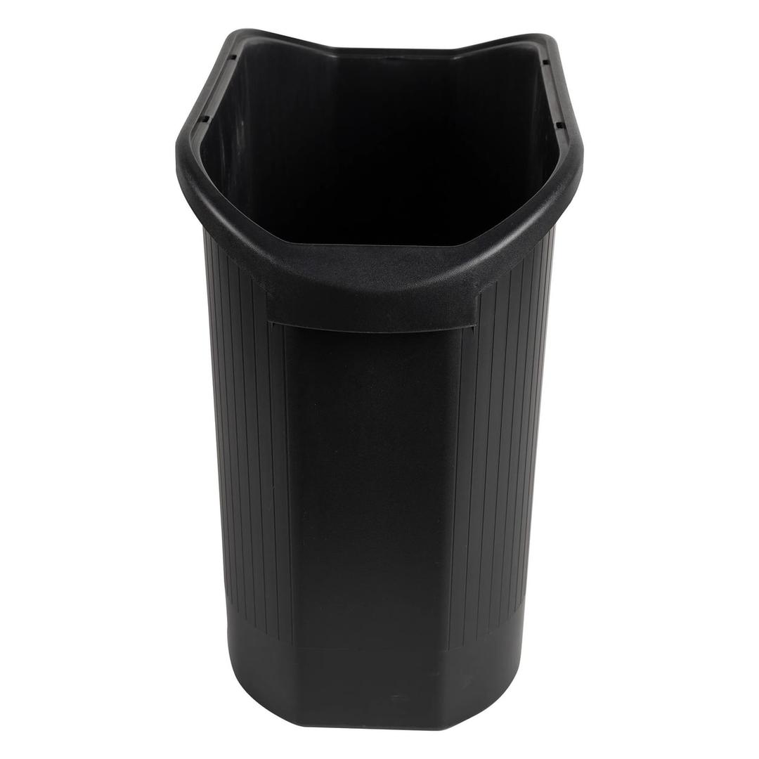 Corbeille à papier, ovale TopLine 26 litres EXACOMPTA - Corbeille à papier EXACOMPTA TopLine 26 litres noire, vue d'ensemble