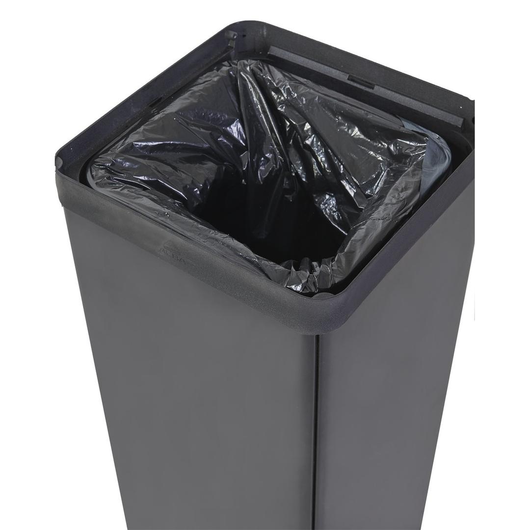Poubelle de tri sélectif 50 litres PBCORB papier ALBA - Poubelle de tri sélectif ALBA PBCORB papier, sac en place