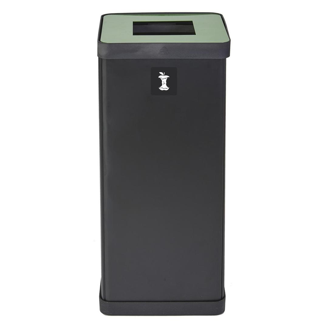 Poubelle de tri sélectif 50 litres PBCORB déchets alimentaires ALBA - Poubelle de tri sélectif ALBA PBCORB déchets alimentaires, vue d'ensemble