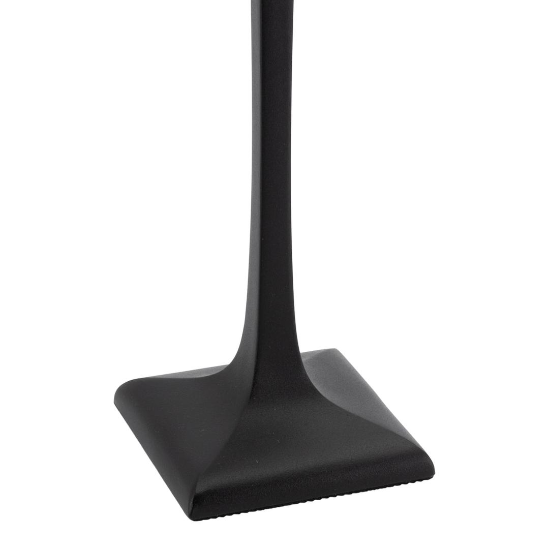 Lampe de table LED sans fil, noir et taupe MILANO SECURIT - Socle carré noir de la lampe de table Securit MILANO