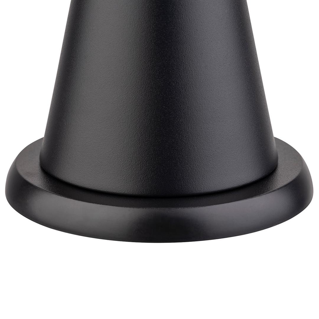 Lampe de table LED sans fil, forme conique CONE APS - Base de la lampe APS CONE posée sur son socle de charge
