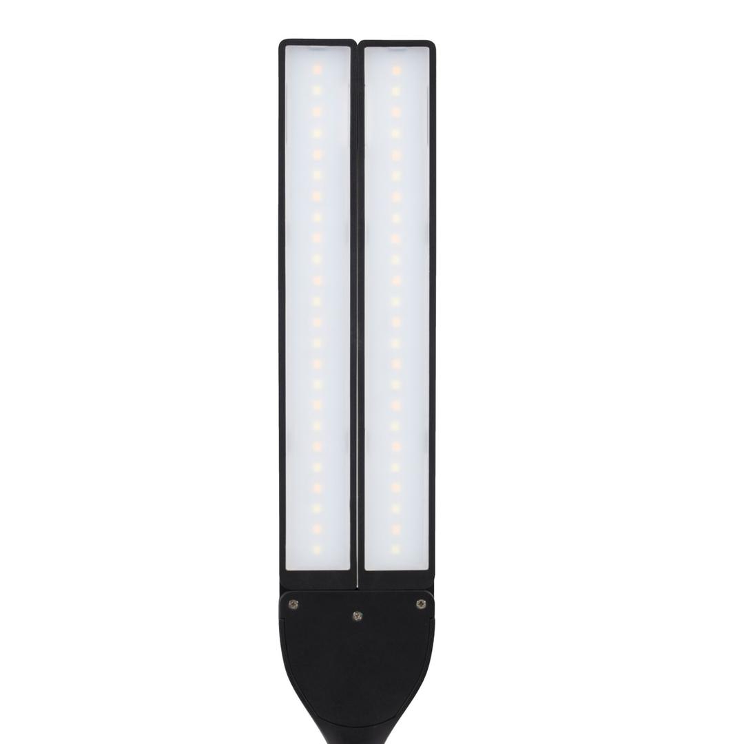 Lampe de bureau LED, double tête orientable LEDTWIN ALBA - Double panneau LED de la lampe ALBA LEDTWIN