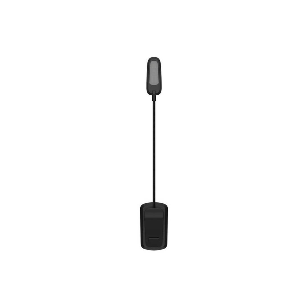 Lampe de lecture à pince LED, col de cygne BOOK LIGHT ANSMANN - Lampe de lecture à pince LED rechargeable ANSMANN BOOK LIGHT, vue de face