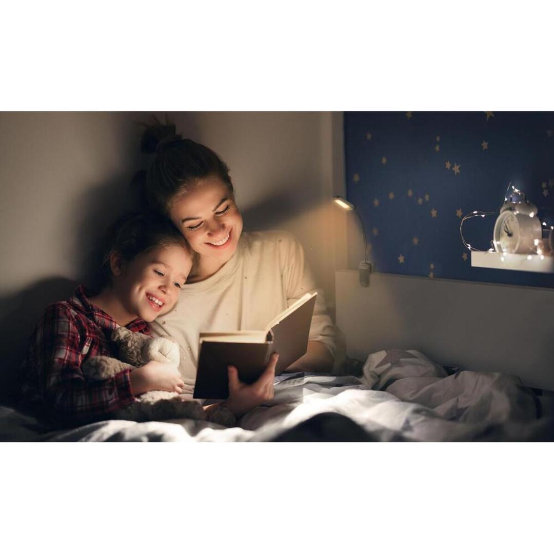 Lampe de lecture à pince LED, col de cygne BOOK LIGHT ANSMANN - Lecture du soir avec la lampe de lecture ANSMANN BOOK LIGHT