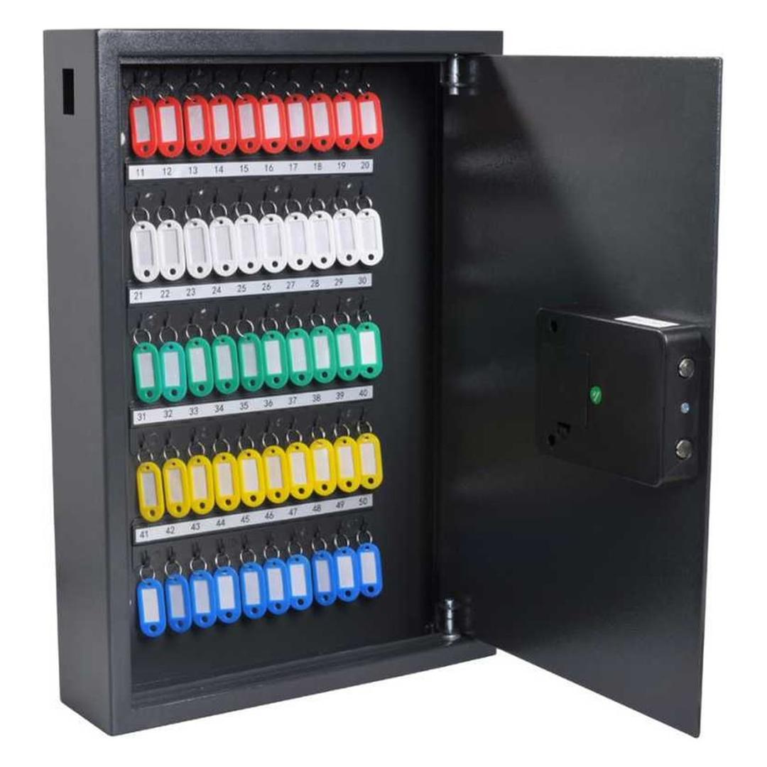 Armoire à clés sécurisée à code, 20 à 300 clés Armoire à clés sécurisée High Security PAVO - Armoire à clés sécurisée pavo High Security 50 clés, intérieur