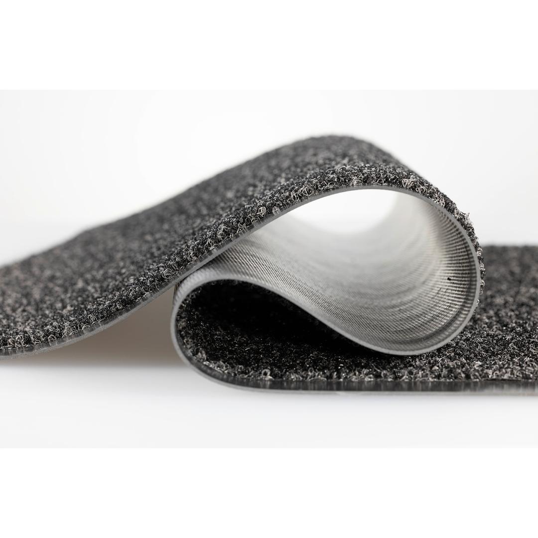 Tapis d'extérieur à boucles, usage intensif EAZYCARE CURL MILTEX - Tapis anti-salissure miltex EAZYCARE CURL anthracite 60 × 90 cm, tapis replié, dos en polyuréthane