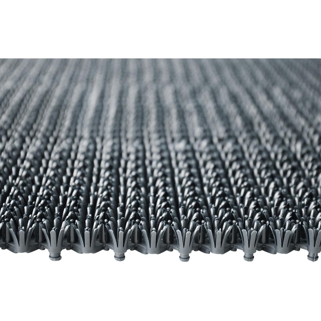 Tapis gratte-pieds d'extérieur, tout temps EAZYCARE TURF MILTEX - Tapis anti-salissure miltex EAZYCARE TURF anthracite 57 × 86 cm, poils en gros plan