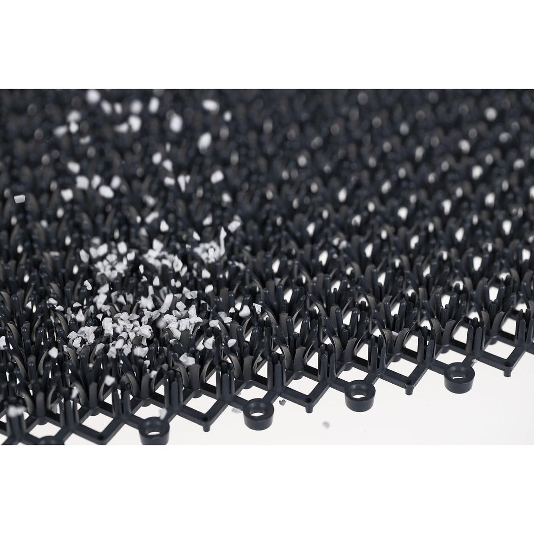 Tapis gratte-pieds d'extérieur, tout temps EAZYCARE TURF MILTEX - Tapis anti-salissure miltex EAZYCARE TURF anthracite 57 × 86 cm, gravillons retenus entre les poils