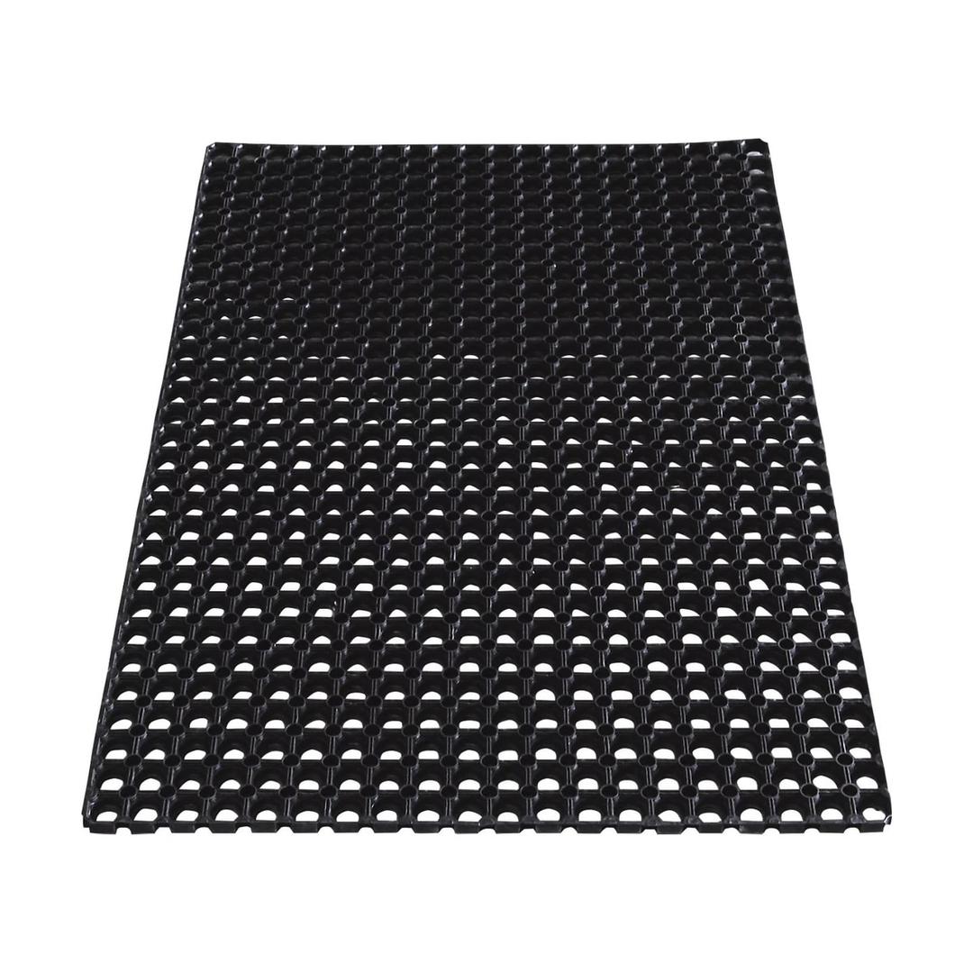 Tapis caillebotis en caoutchouc, intérieur et extérieur EAZYCARE SCRUB MILTEX - Tapis caillebotis miltex EAZYCARE SCRUB noir 80 × 120 cm, vue d'ensemble