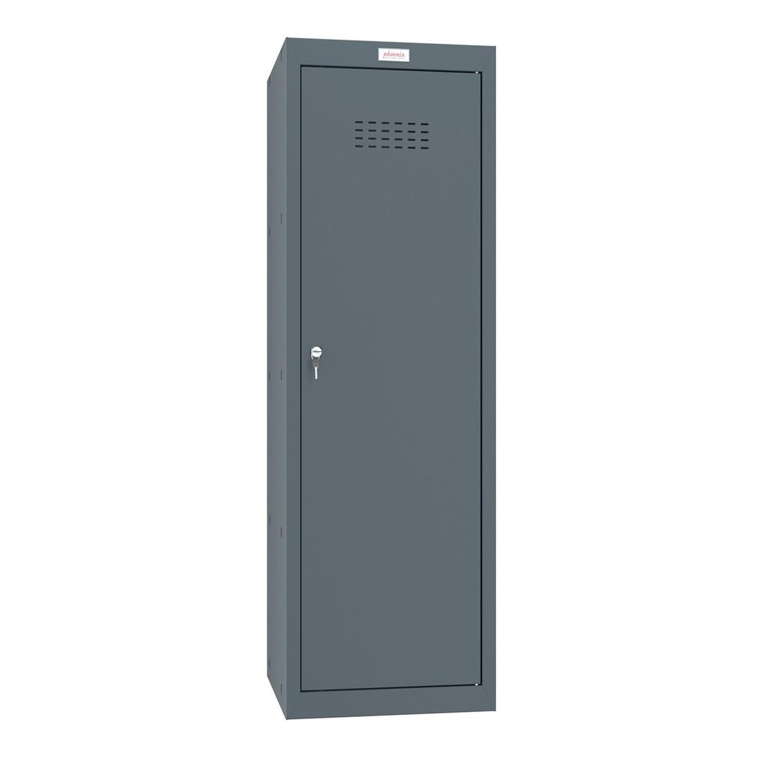 Casier cube à clé, 173 litres CL1244 PHOENIX - Casier cube Phoenix CL1244 anthracite, porte fermée