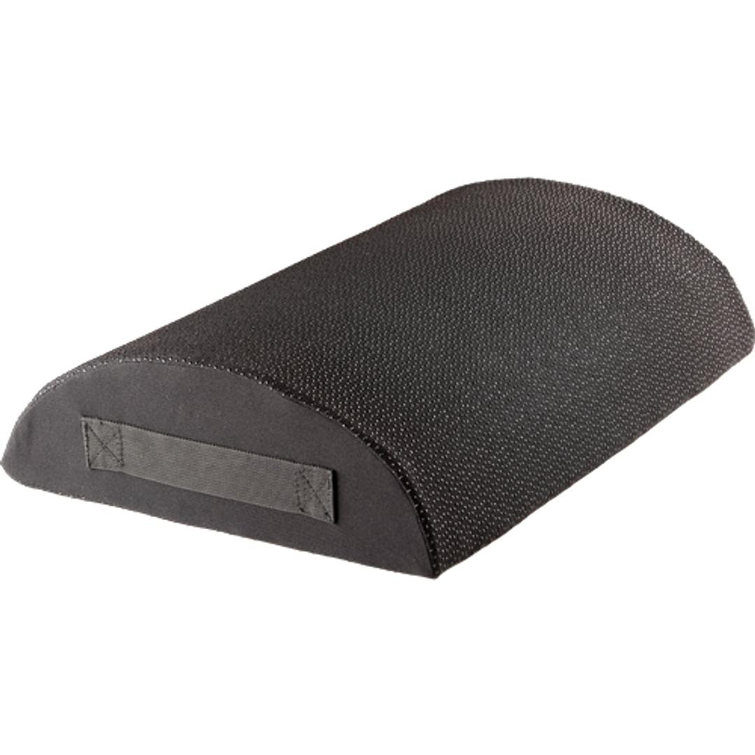 Coussin repose-pieds en mousse, à bascule Coussin Breyta FELLOWES - Coussin repose-pieds Fellowes Breyta, vue côté poignée