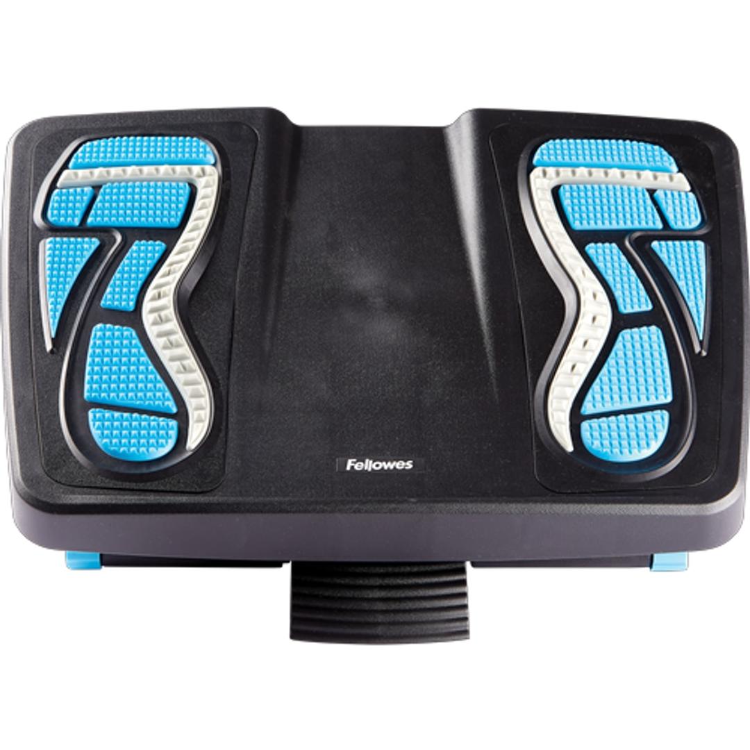 Repose-pieds massant, 3 hauteurs et bascule Energizer FELLOWES - Repose-pieds Fellowes Energizer, vue de face