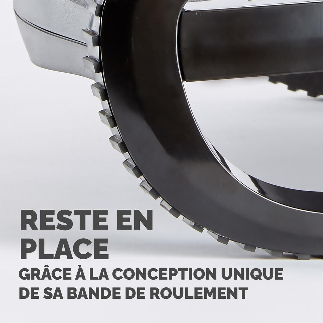 Repose-pieds à bascule, 2 hauteurs Smart Suites Rocker FELLOWES - Repose-pieds Fellowes Smart Suites Rocker, détail de la bande de roulement