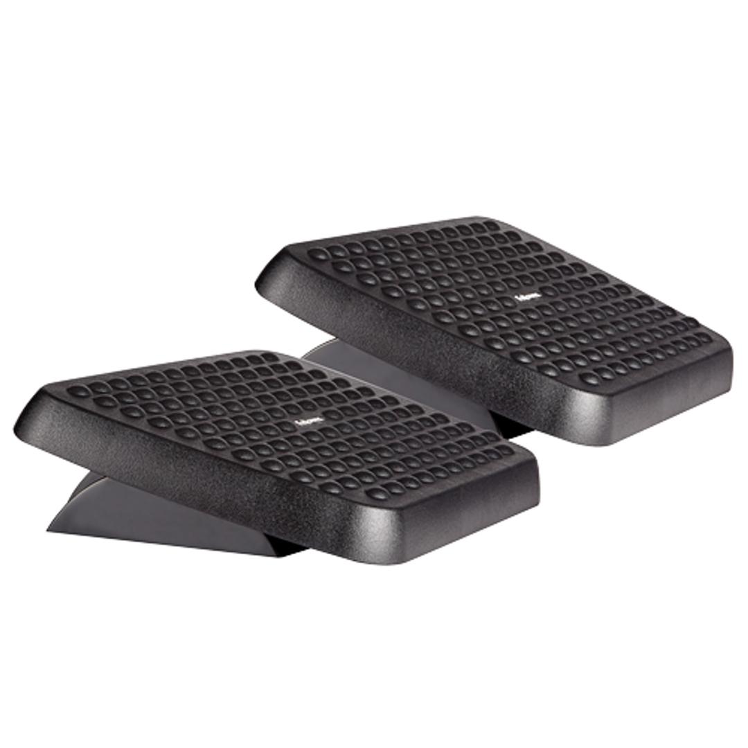 Repose-pieds à picots, 2 hauteurs Standard FELLOWES - Repose-pieds Fellowes Standard, schéma 2 hauteurs