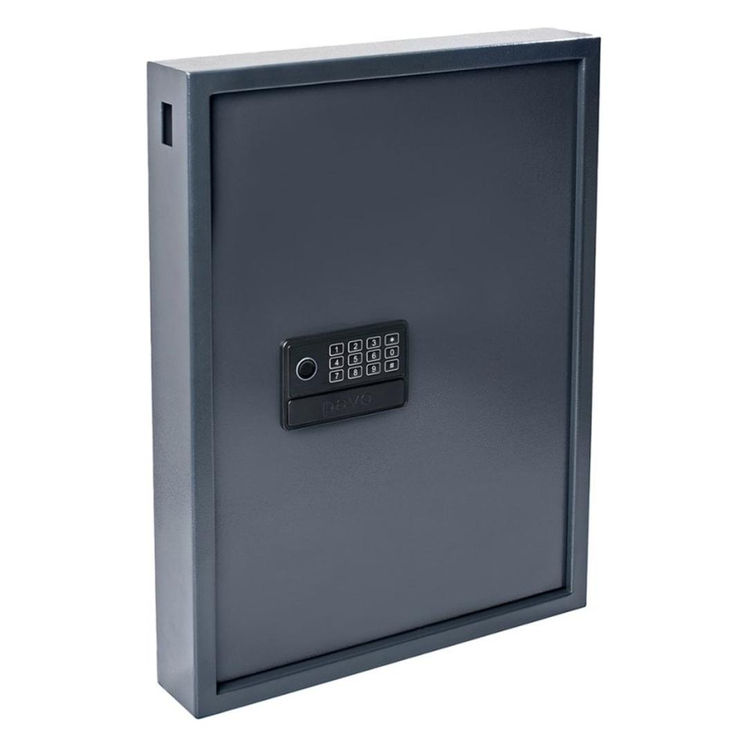 Armoire à clés sécurisée connectée, 50 clés Armoire à clés sécurisée Smart-WiFi 50 clés PAVO - Armoire à clés sécurisée connectée pavo Armoire à clés sécurisée Smart-WiFi 50 clés, porte fermée