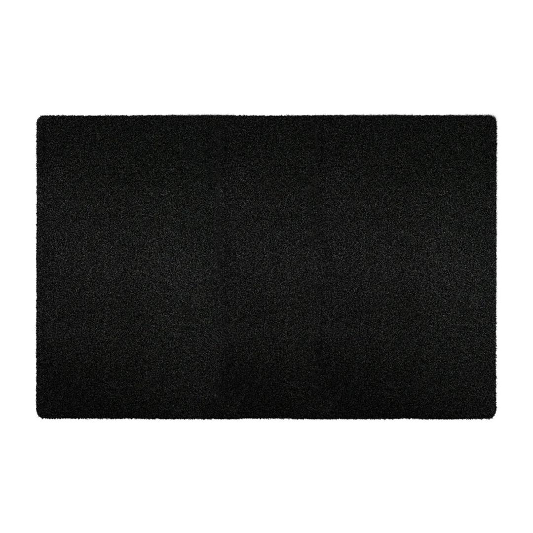 Tapis anti-salissure d'extérieur, effet brosse NEVADA PAPERFLOW - Tapis anti-salissure PAPERFLOW NEVADA noir 60 × 100 cm, vue d'ensemble