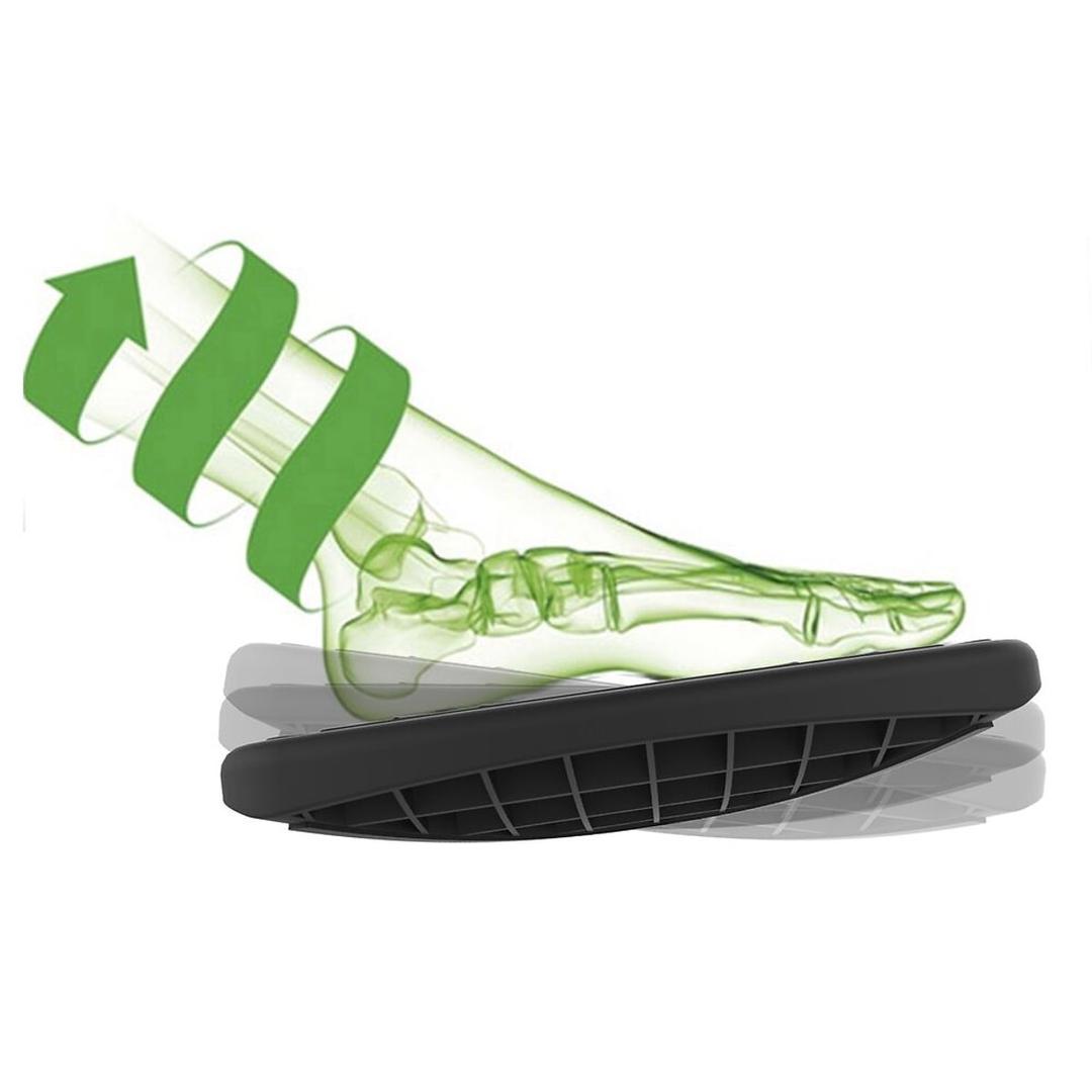 Repose-pieds à bascule assis-debout UPDOWN UNILUX - Repose-pieds UNILUX UPDOWN, infographie, mouvement de la cheville