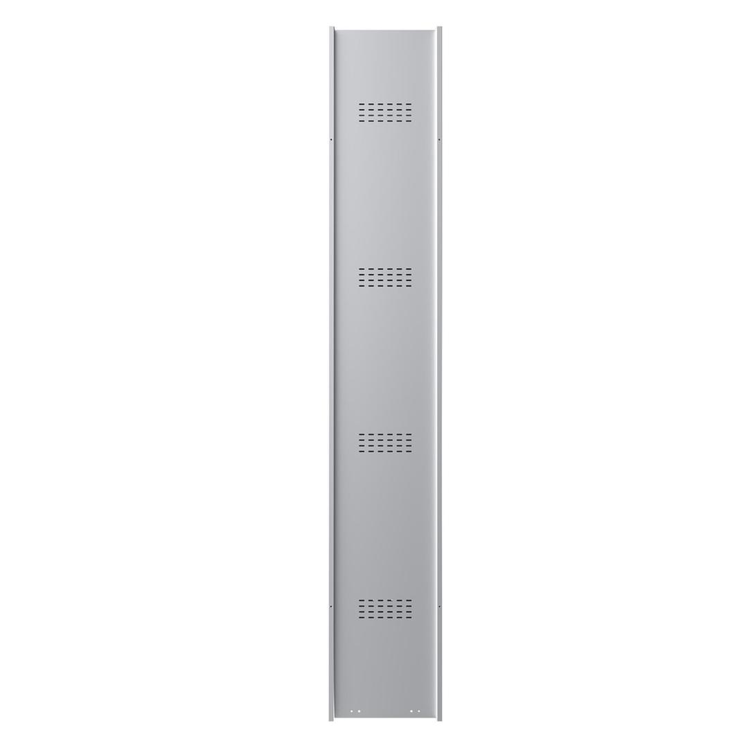 Vestiaire 1 porte en acier, 242 litres PL1130, serrure électronique PHOENIX - Vestiaire Phoenix PL1130 serrure électronique gris clair, vue de côté