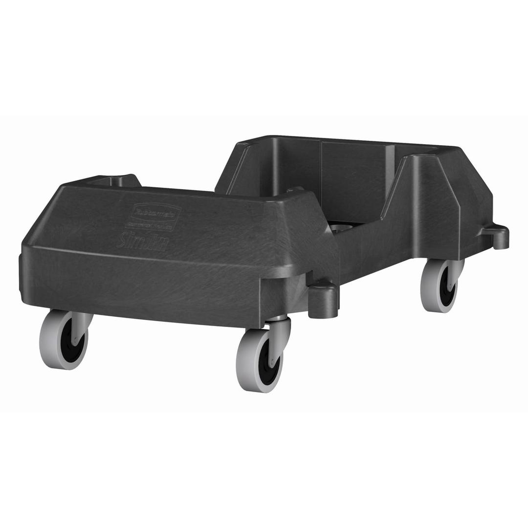 Chariot à roulettes attelable pour collecteur Slim Jim Slim Jim chariot attelable RUBBERMAID - Chariot attelable Rubbermaid Slim Jim, vue d'ensemble